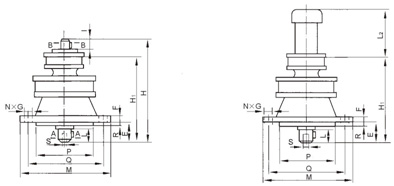 WBLE (WBED) Type vertical double-stage speed reducer 