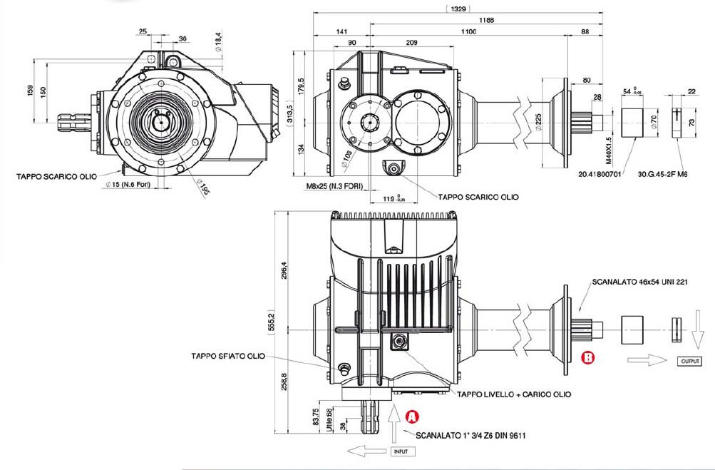 Rotary Harrows gearbox-5