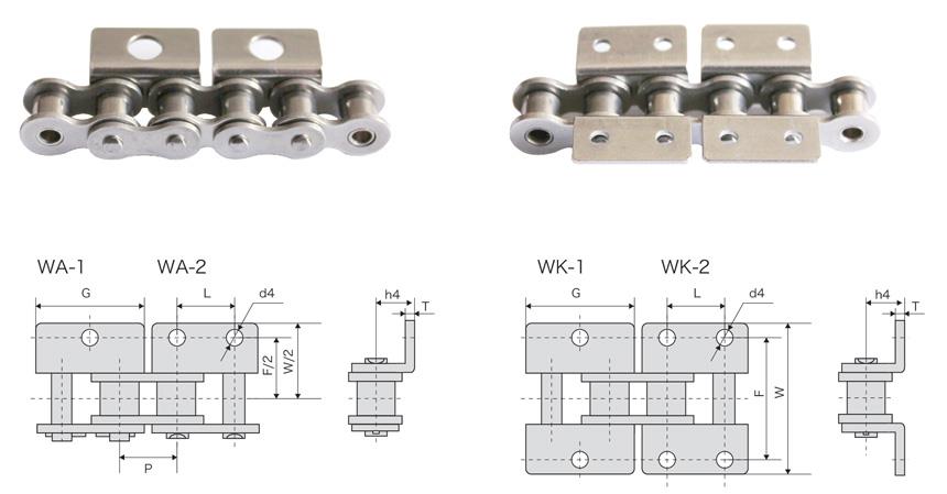 Stainless Steel Chain Attachments WA WK-1
