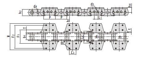 Conveyor chains for elevator-2