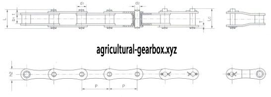 S-shaped steel agricultural chain