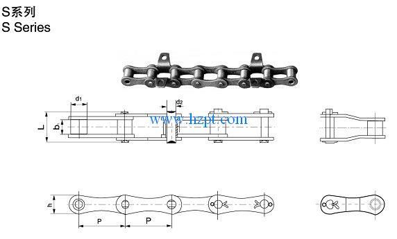 Agricultural Chains Roller Chains S42,S45,S52,S55,S62,S77,S88,S414,A620,S413
