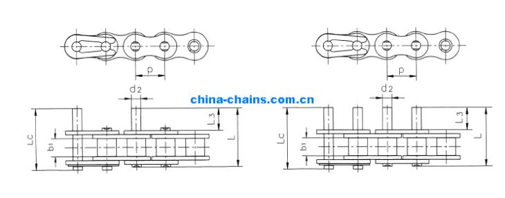 Short Pitch Conveyor Chain Attachments