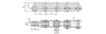 Conveyor Chains MT40 MT56 MT20 MT112 MT160 MT224 MT315 MT450 MT28 MT80