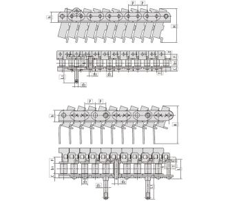 Conveyor Chains For Metal Decorating System 16AF18 HX16AF13
