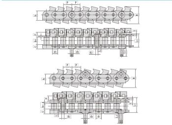 Conveyor Chains For Metal Decorating System 16AF7 16AF73 HX16AF30 HX16AF38 HX16AF43 HX16AF54 HX16AF37