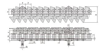 Conveyor Chains For Metal Decorating System 16AF90 HX16AF42 16BF10 16BF27 16BF57 HX16BF2 HX16BF8 HX16BF27