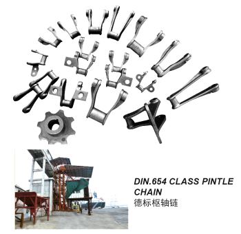 DIN.654 CLASS PINTLE CHAIN And SPROCKETS