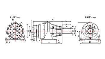EPW Planetary Gearboxes With Foot Dimensions