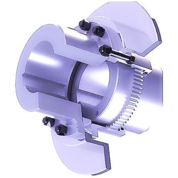 Gear Coupling With Brake Disc