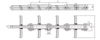 Scraper Conveyor Chains BC150F1 BC200F5