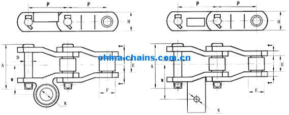 Paver chain SS40SL SS40-A1