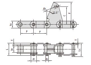 C & CA Agricultural Chain 38.4VBF2 38.4RF2 CA550F21