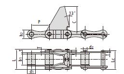 S type agricultural chain S62R-C6E S62F1