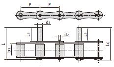 S Type Agricultural Chain S62-D4 S42-D1F1 S42-D2 S62-D3F1