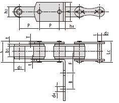 S Type Agricultural Chain  S55HF2 S55HF1