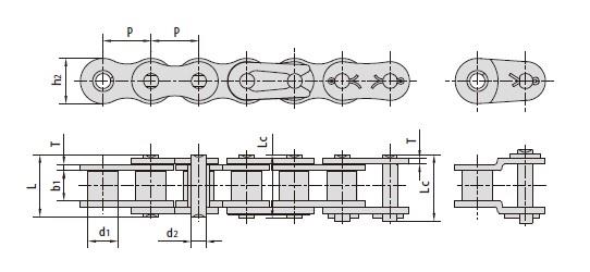 Short pitch precision roller chains