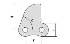 Conveyor chain special attachments-5