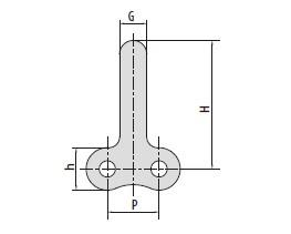 Conveyor chain special attachments-1