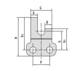 Conveyor chain special attachments-3