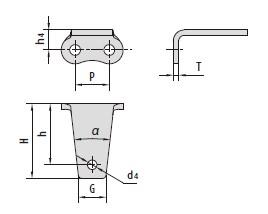 Conveyor chain special attachments-3