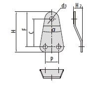 Conveyor chain special attachments-1