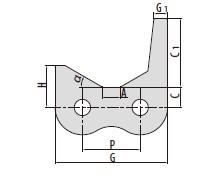 Conveyor chain special attachments-4