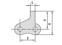 Conveyor chain special attachments-1