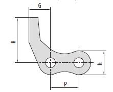 Conveyor chain special attachments-3