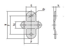 Double pitch conveyor chain attachments-4