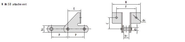 Conveyor chains with attachments-3