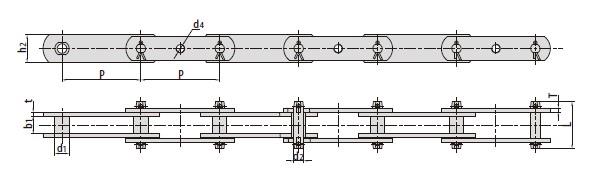 Conveyor chains for fibreboard equipment-2