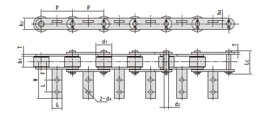 Tobacco conveyor chains-1