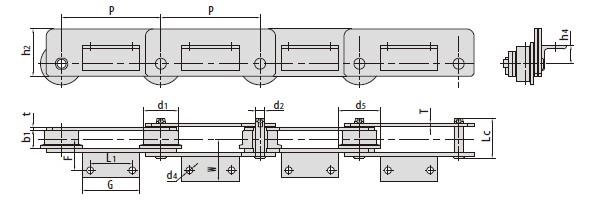 Tobacco conveyor chains-1