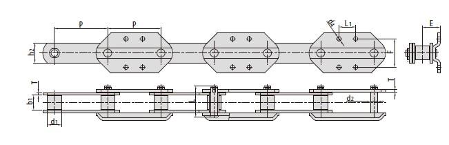 Conveyor chains for elevator-1