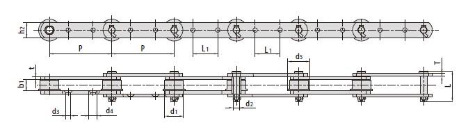 Conveyor chains for elevator-2