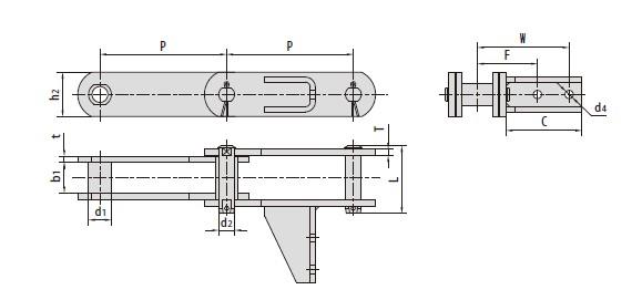 Scraper conveyor chains-2