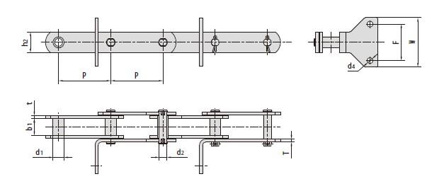 Scraper conveyor chains-2