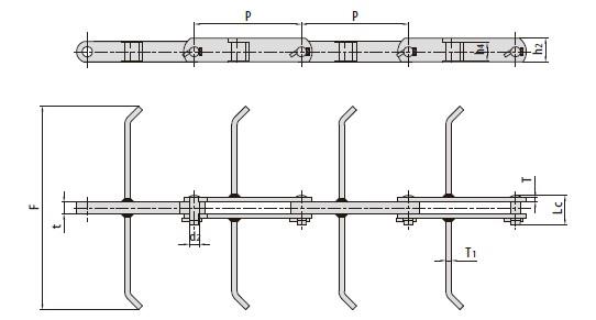 Scraper conveyor chains-2