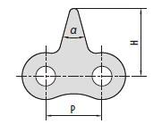 Stainless steel sharp top chains-2