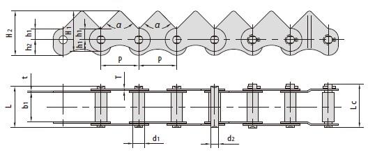 Rice harvester chains-2