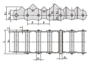 Rice harvester chains-2