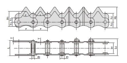 Rice harvester chains-2