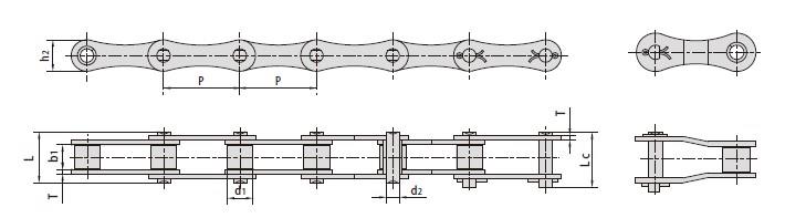 S type steel agricultural chains