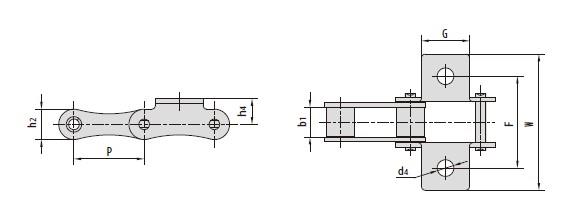 S type steel agricultural chain attachments-2