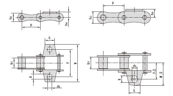 S type steel agricultural chain attachments