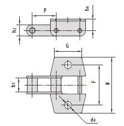 S type steel agricultural chain attachments-3