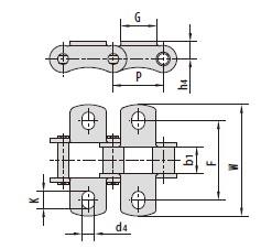 S type steel agricultural chain attachments-2