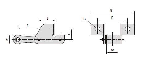 S type steel agricultural chain attachments-1