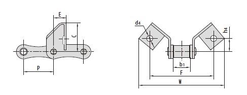 S type steel agricultural chain attachments-1